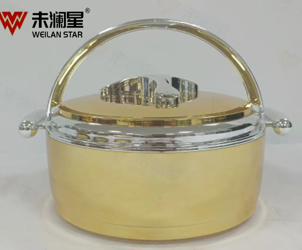 JN2303电镀 塑料+不锈钢保温桶