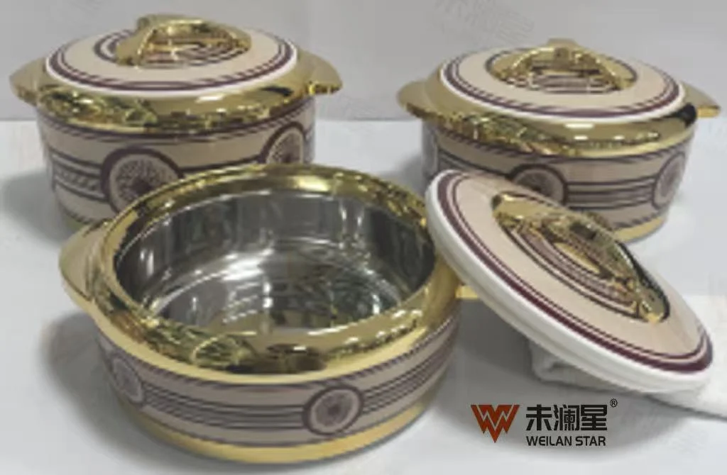3035绿纹UV 塑料+不锈钢保温桶