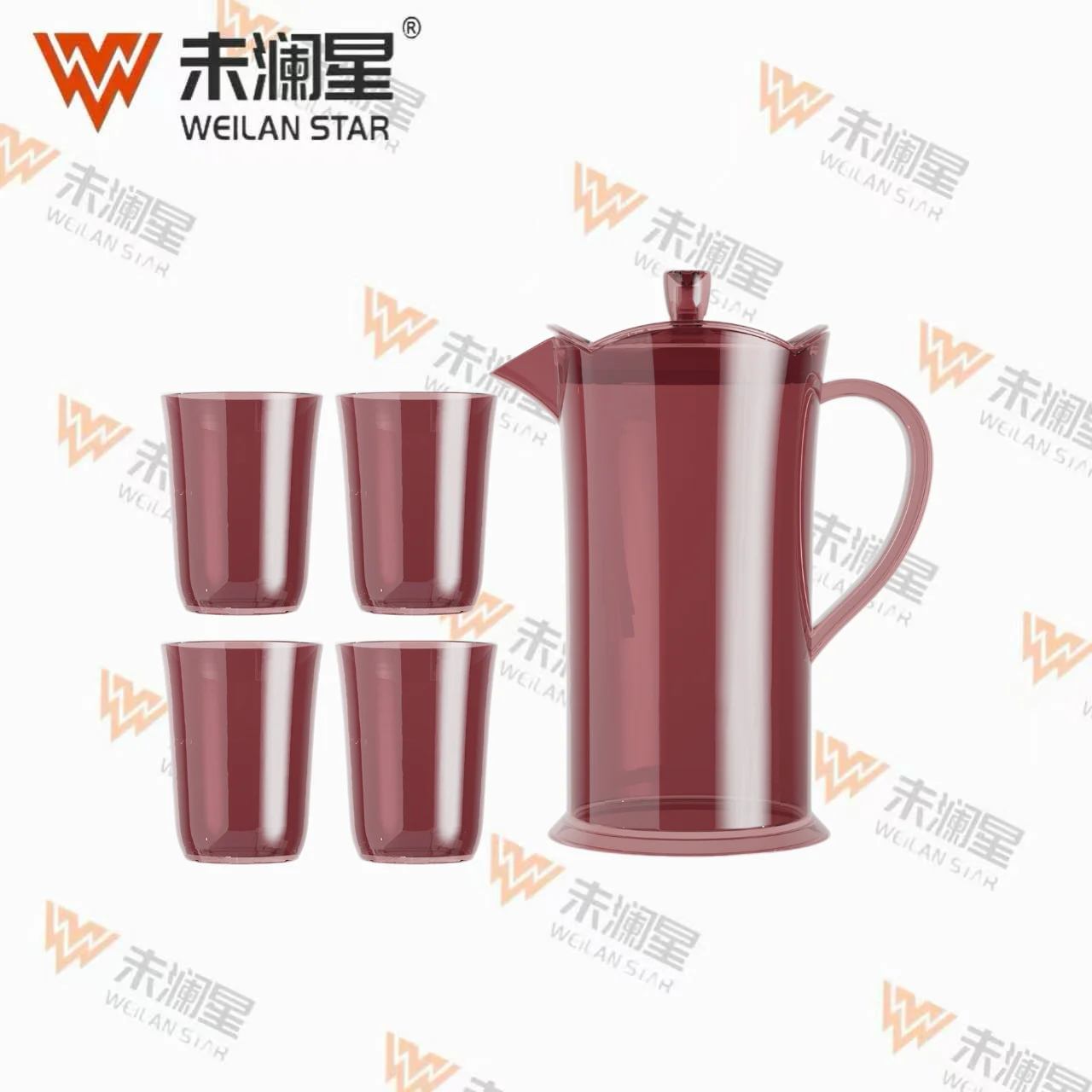 YJ2211-4 水壶杯具套装