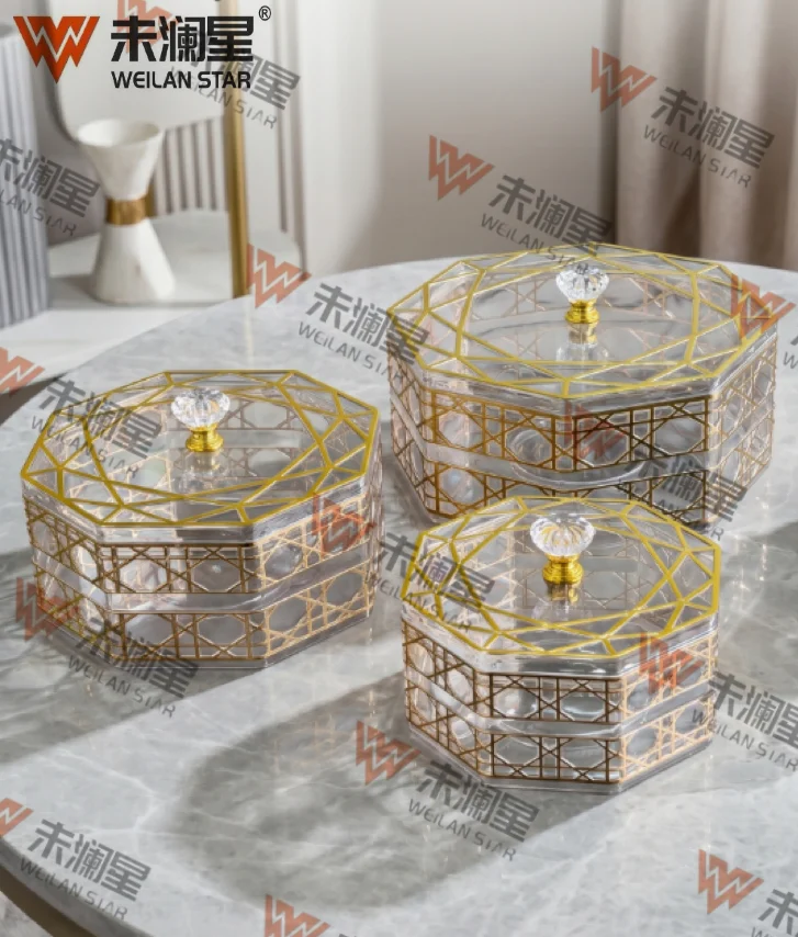 3109-1C-Transparent-gold 果盘