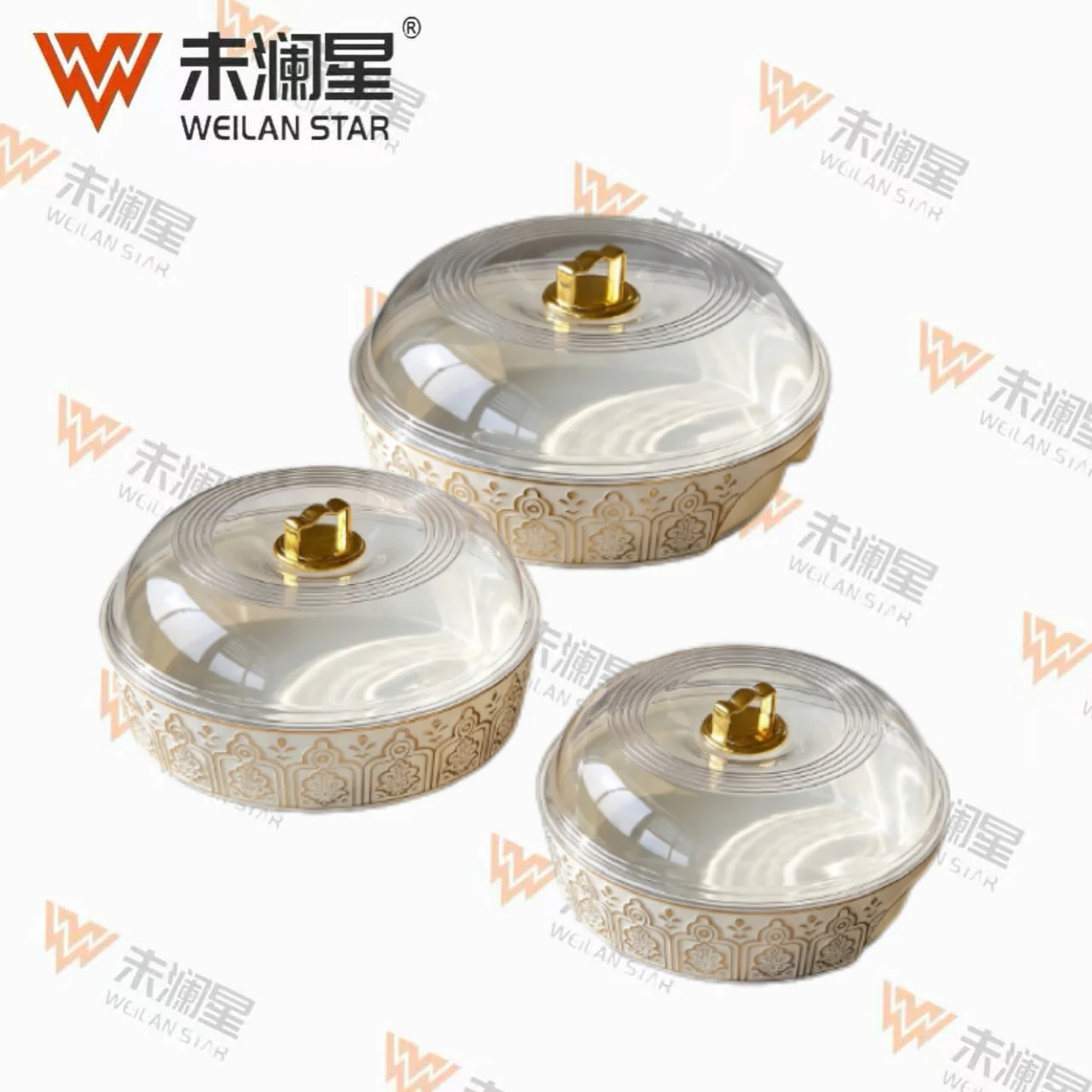 300-3B-Foil-Stamped-White 果盘