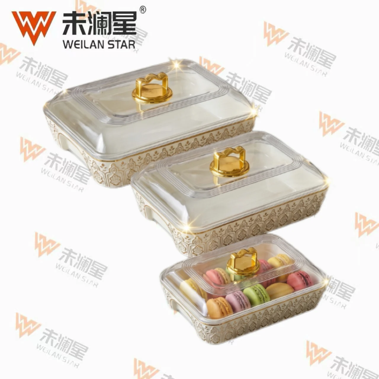 301-3B-Foil-Stamped-White 果盘