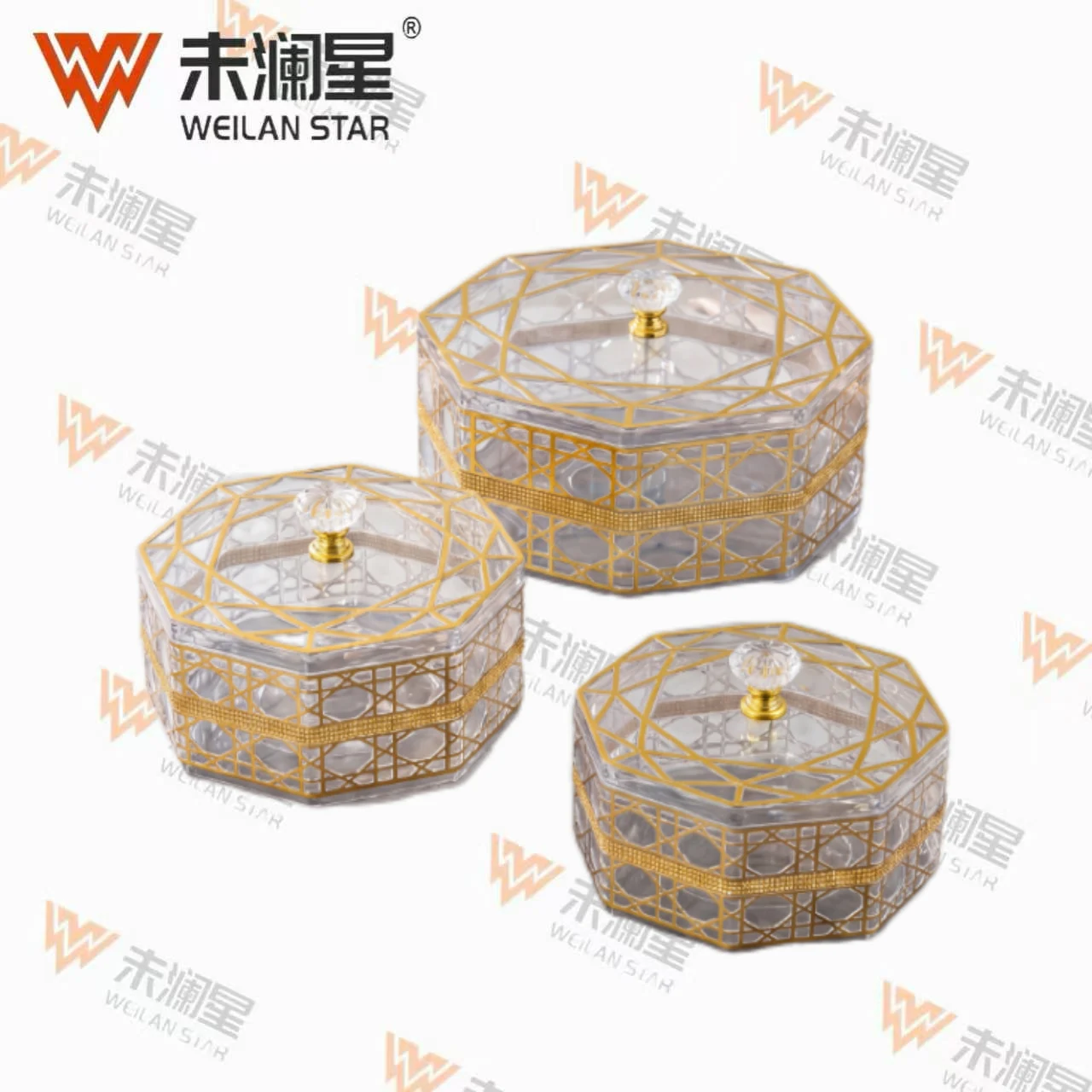 310-7-Transparent-Gold-Foil 果盘
