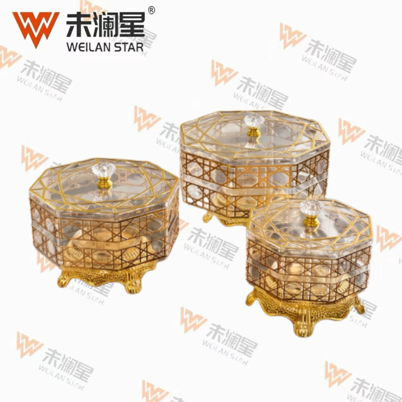311-1-Transparent-Gold-Foil 果盘
