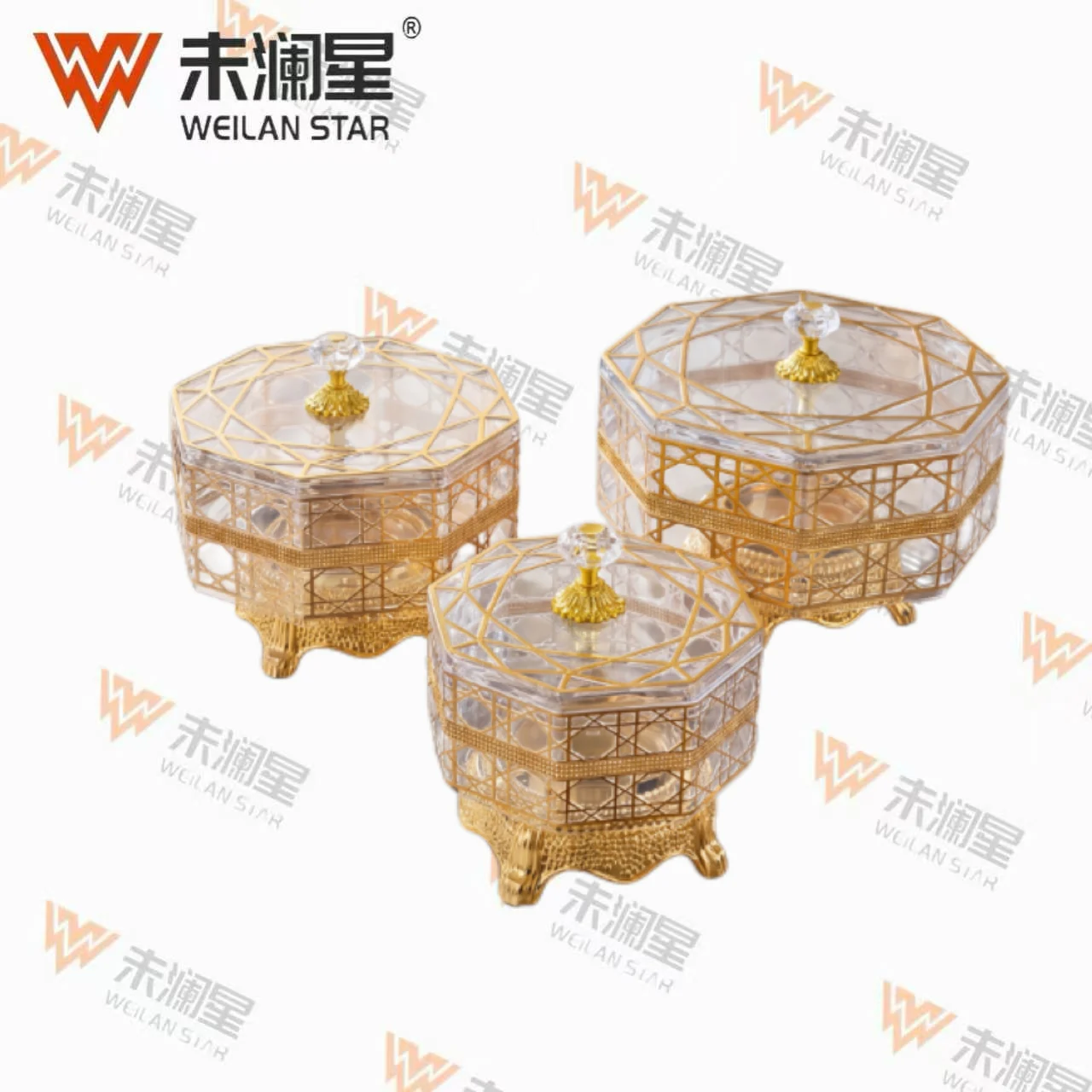 311-8-Transparent-Gold-Foil 果盘