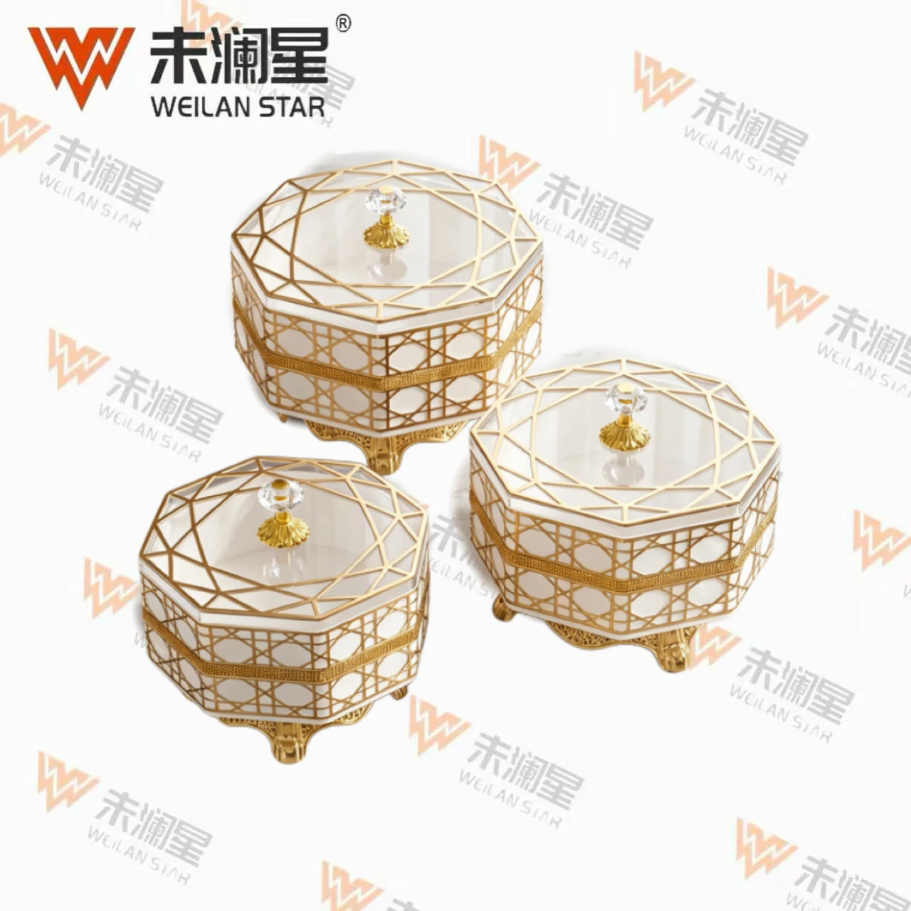 311-8-White-Gold-Foil 果盘
