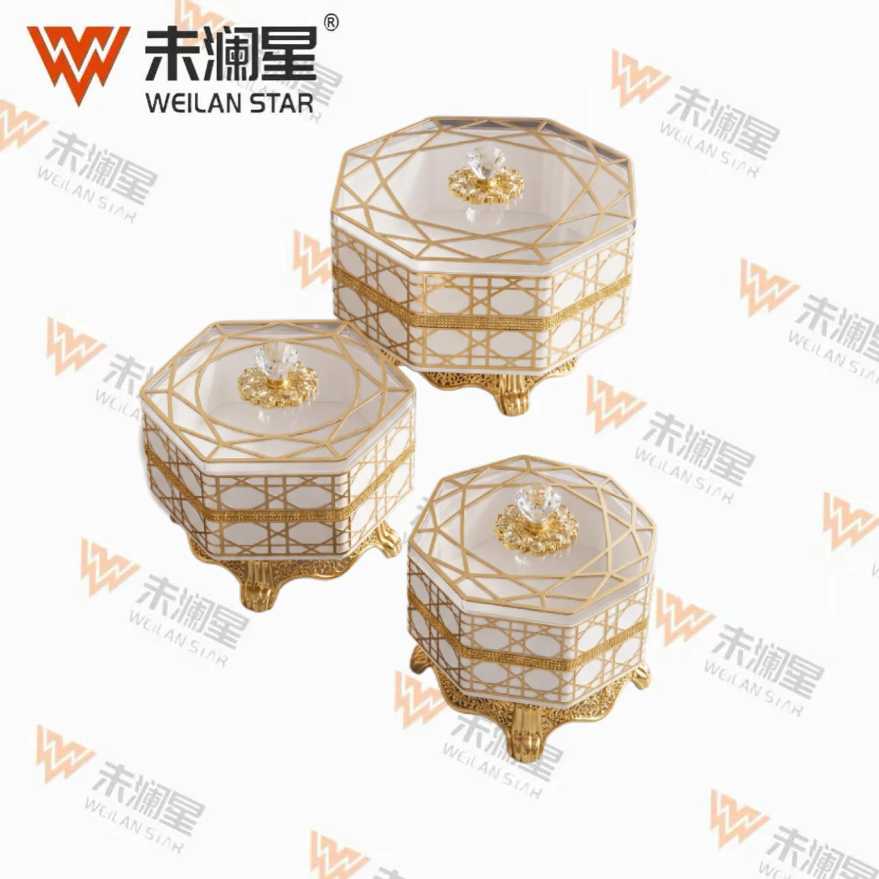 311-6-White-Gold-Foil 果盘