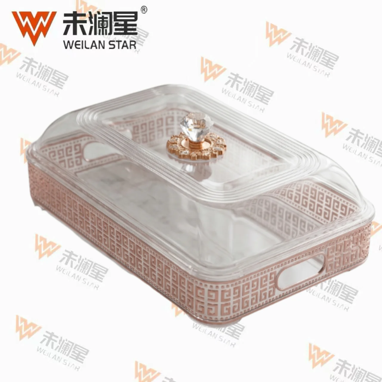 321-5-Transparent-Rose-Gold-Foil 果盘