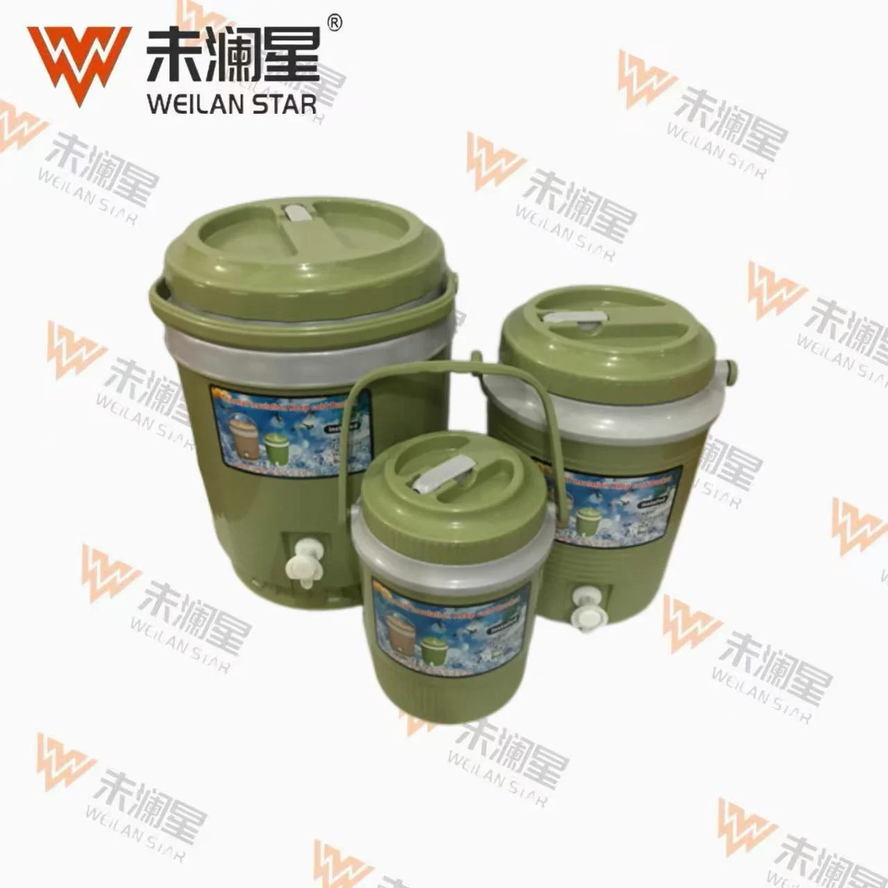 0292 塑料+不锈钢保温桶