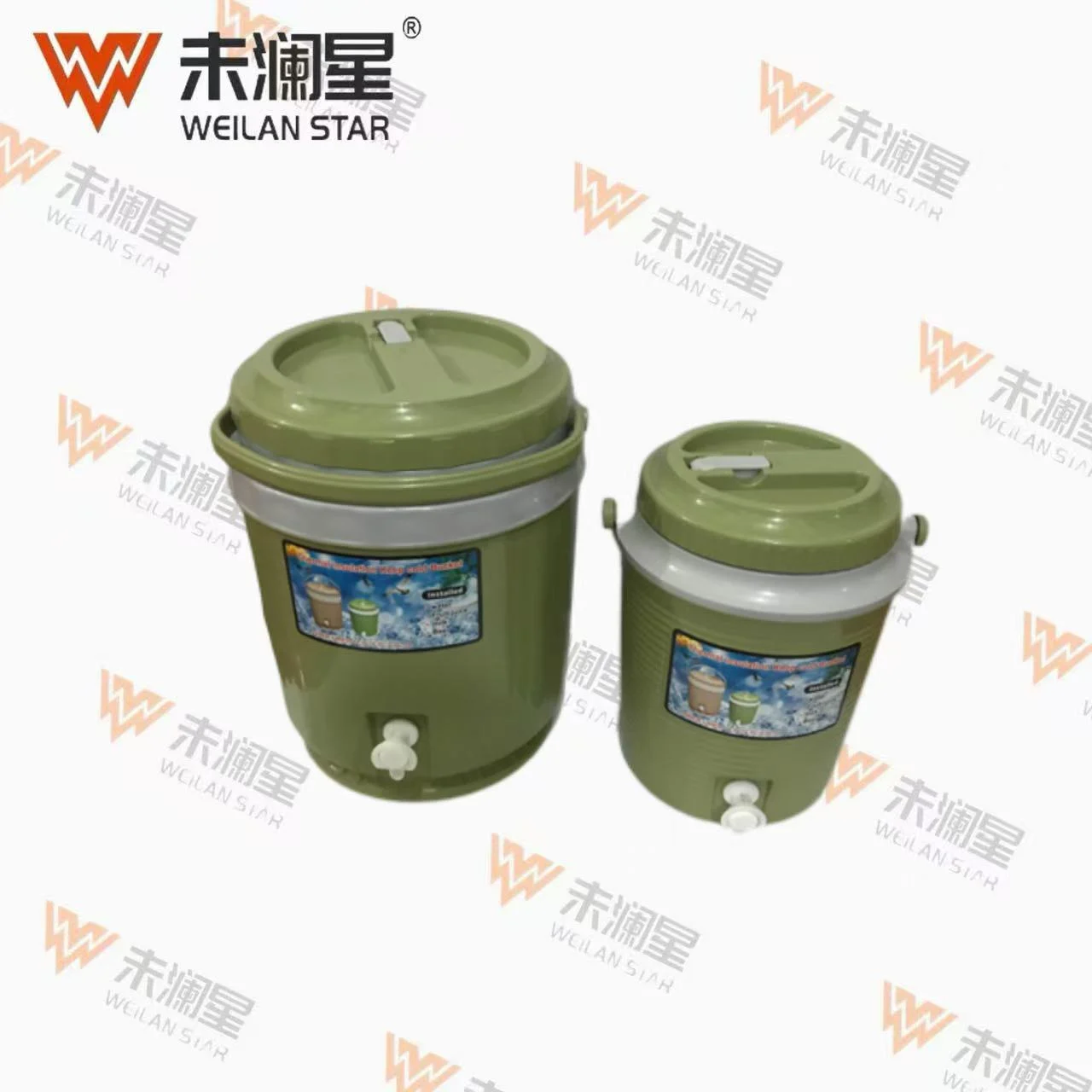 0293 塑料+不锈钢保温桶