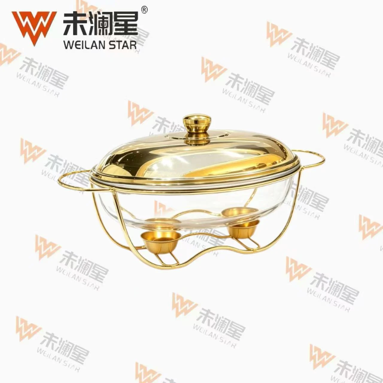 2.5l蛋形金色 玻璃保温炉