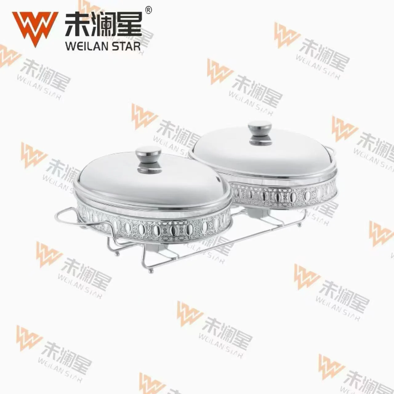 蛋形2.0l*2银色 玻璃保温炉