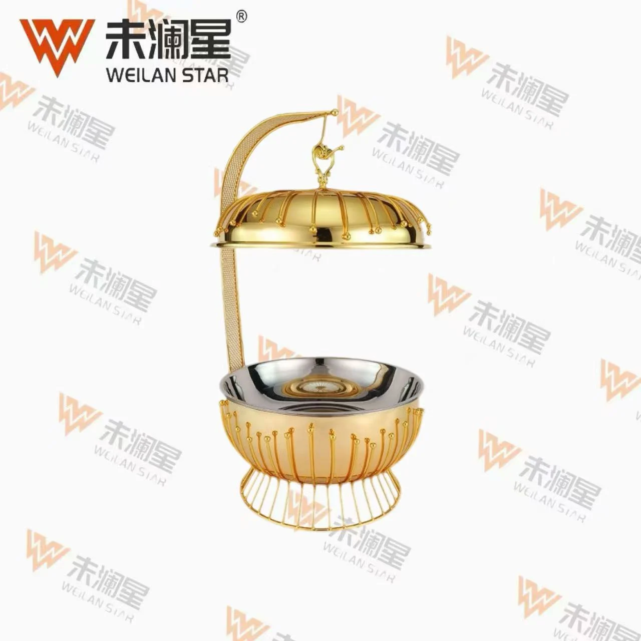 流星炉金色 玻璃保温炉