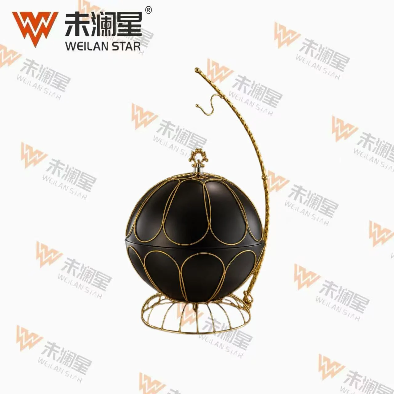 地球花环炉黑金 玻璃保温炉