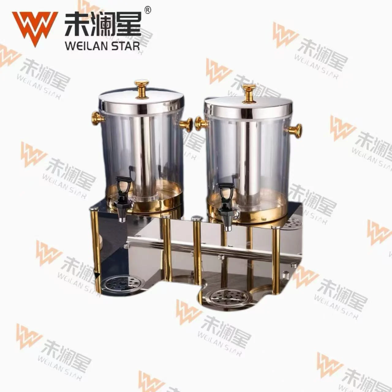 双头半金色 果汁鼎