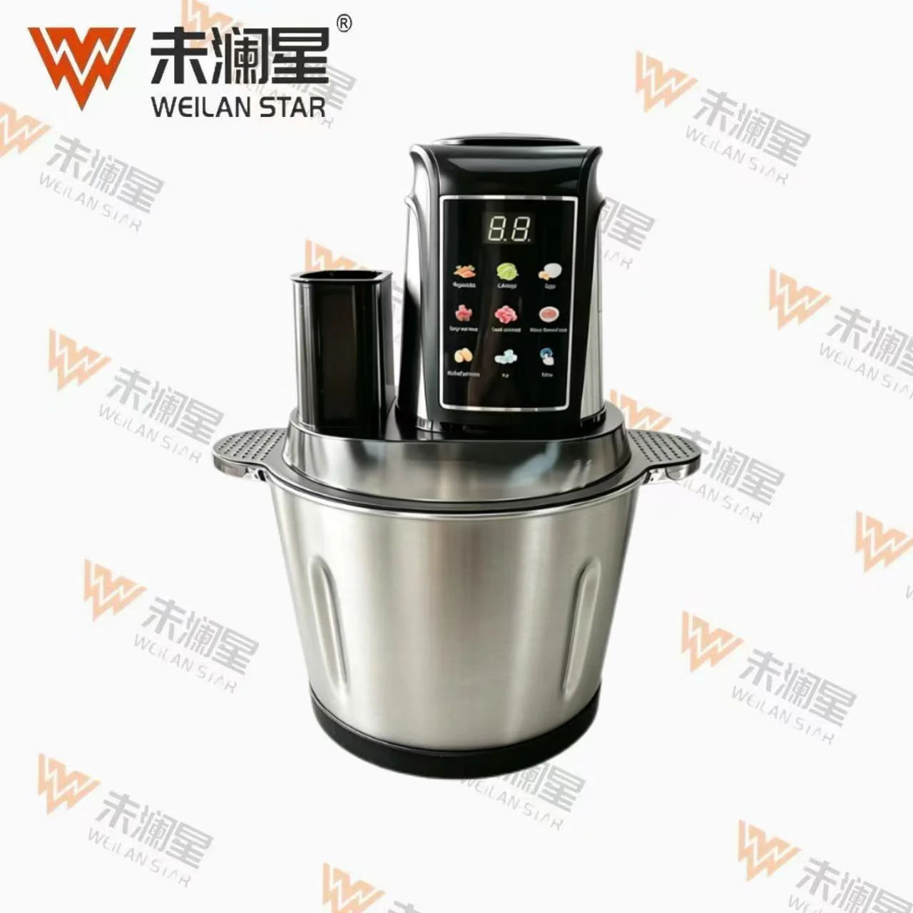 触摸屏多功能3l钢杯绞肉机 绞肉机