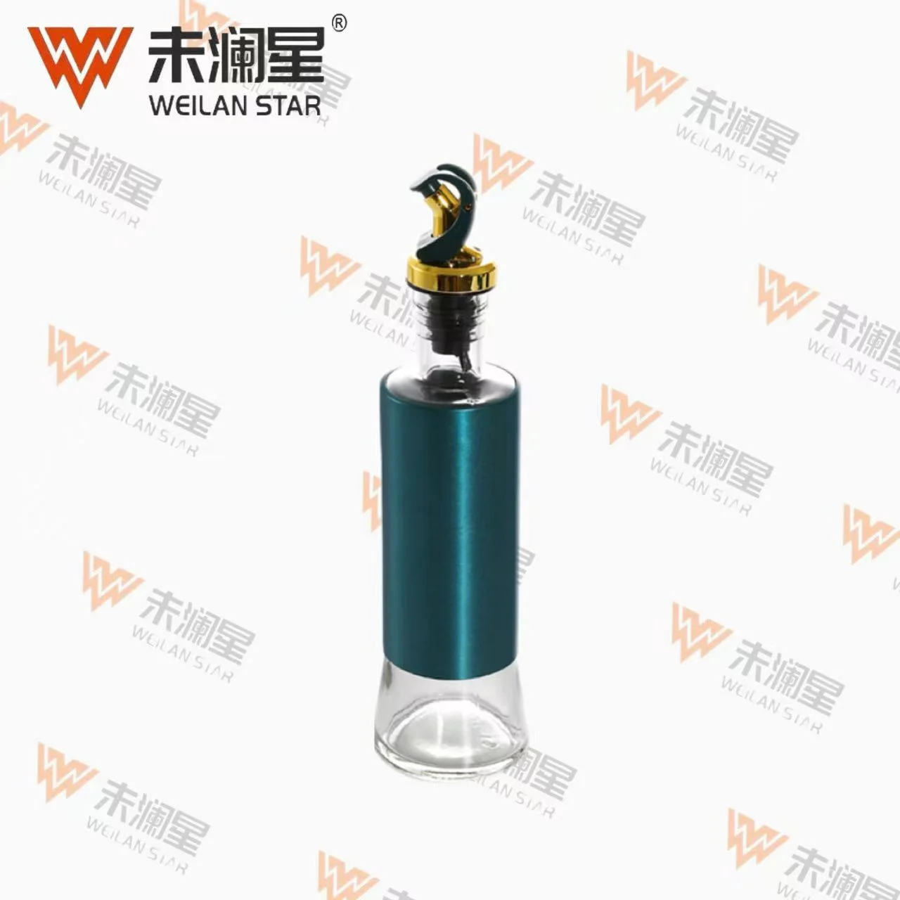 BD241112绿金色300ML 调味罐