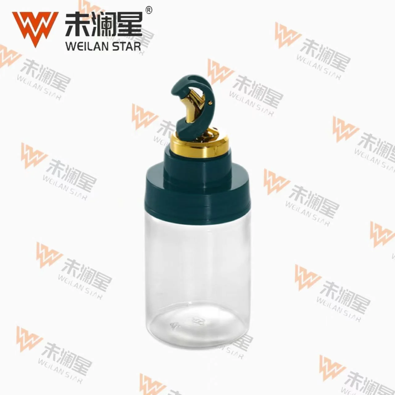BDB220701-5-绿金色-250ML 调味罐