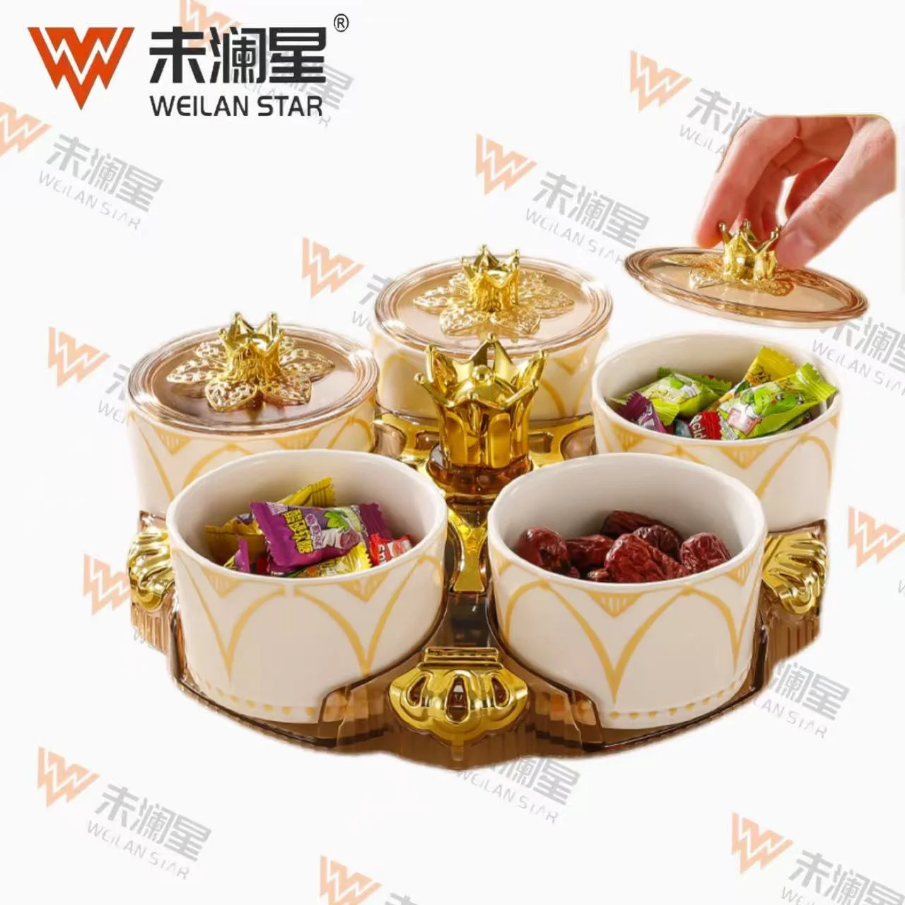 BD250605琥珀色 糖罐