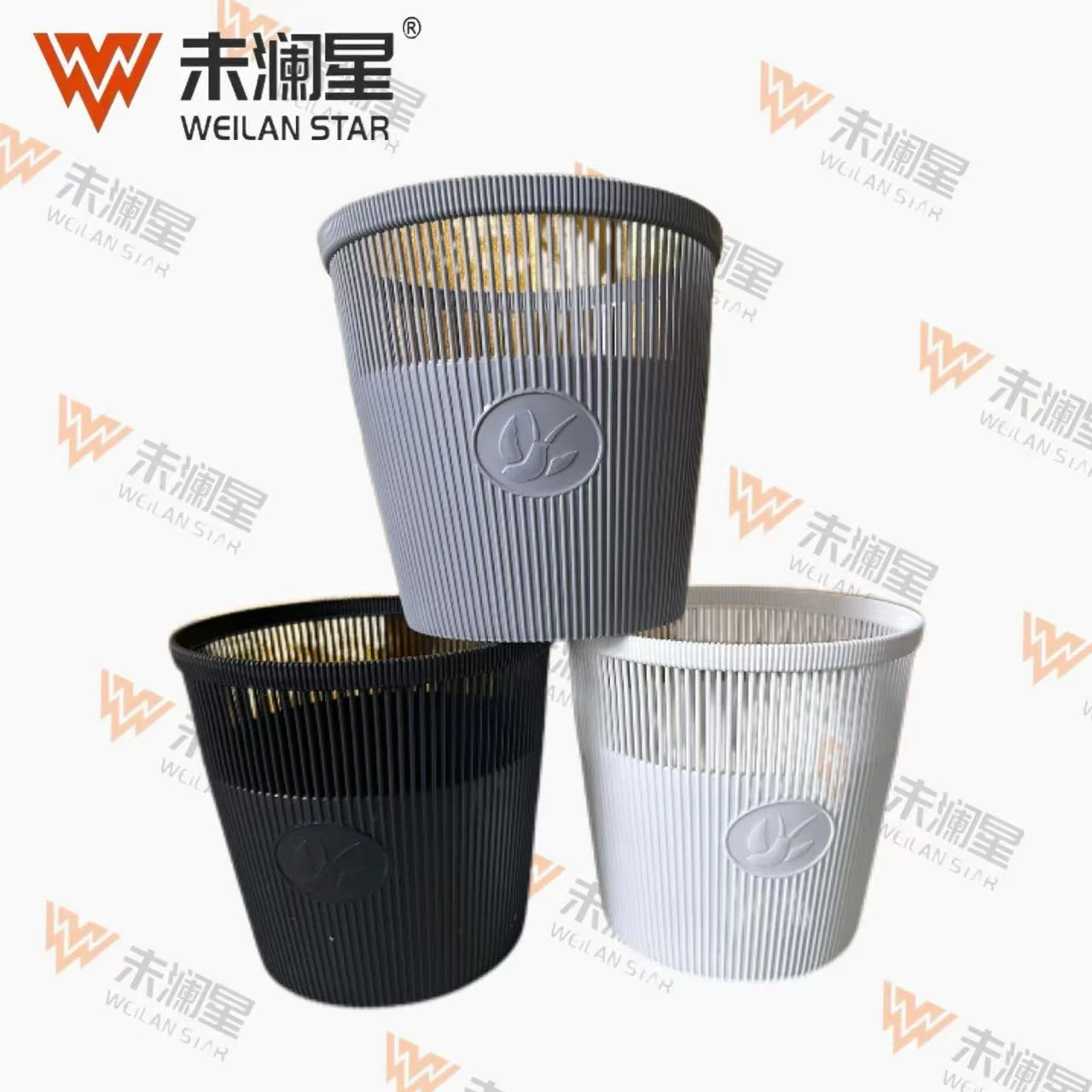 2226(黑白灰) 垃圾桶