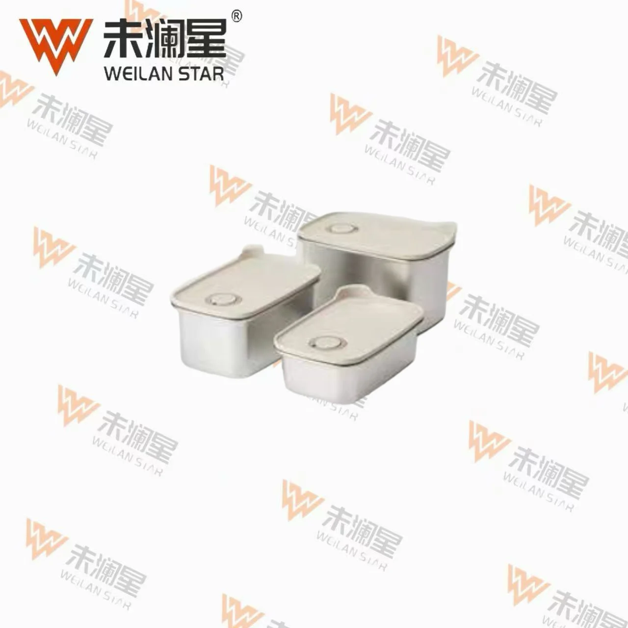 中号白色盖 保鲜盒