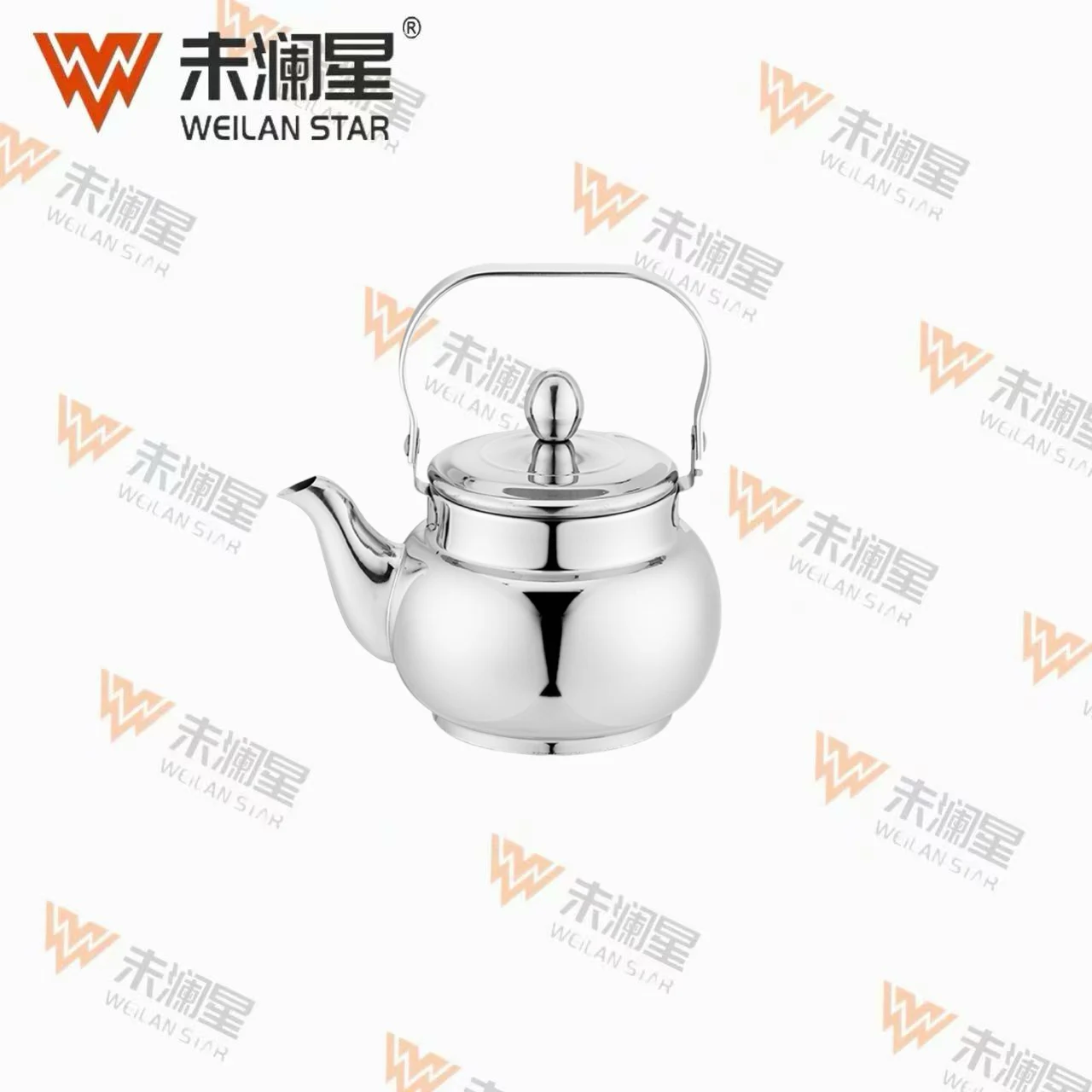 YC馨泉钢柄（弯）亮光 不锈钢水壶
