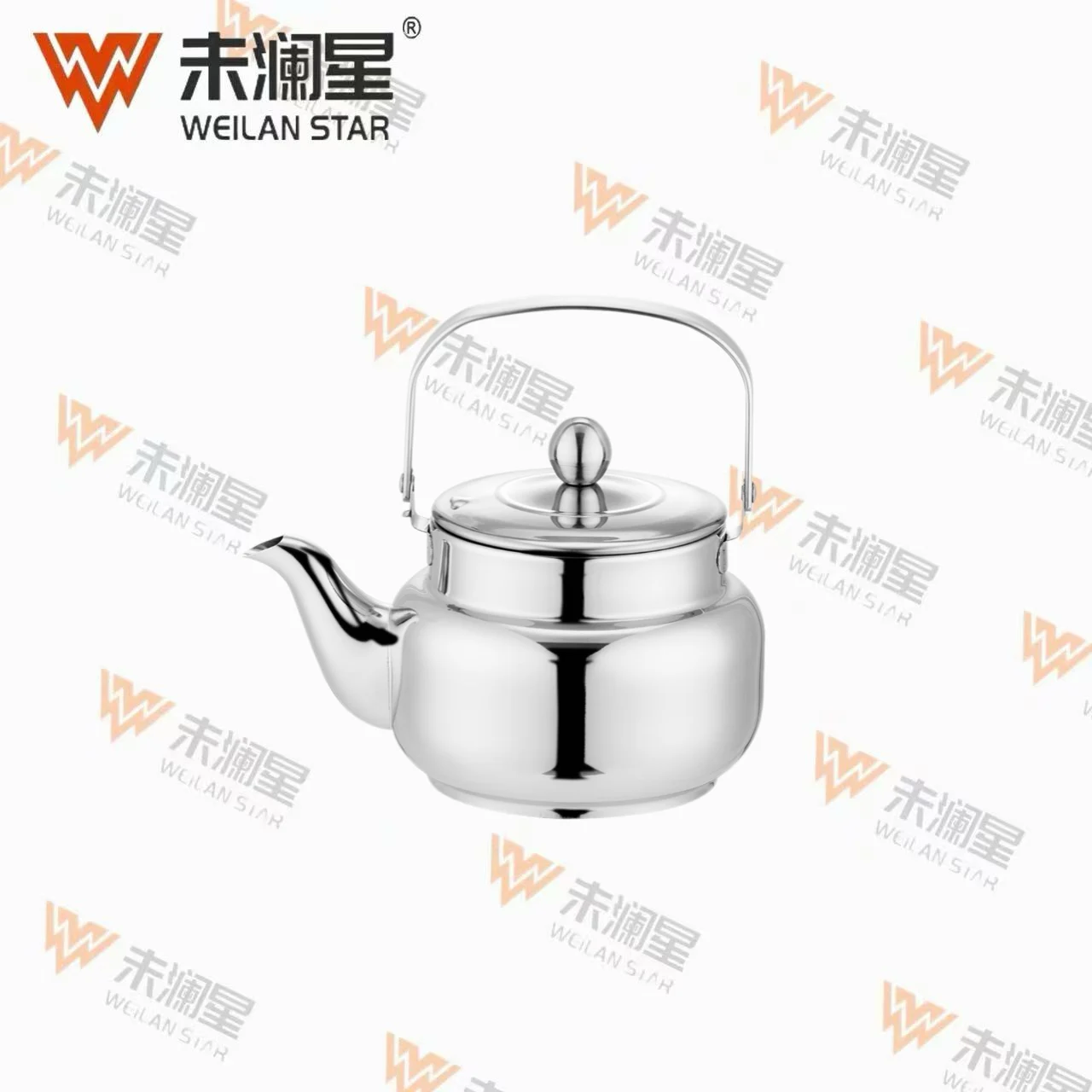 YC清泉钢柄亮光（直） 不锈钢水壶