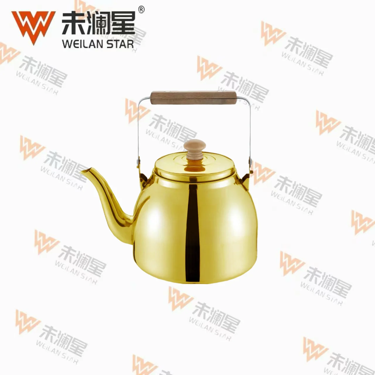 YC玉珠壶-钛金 不锈钢水壶