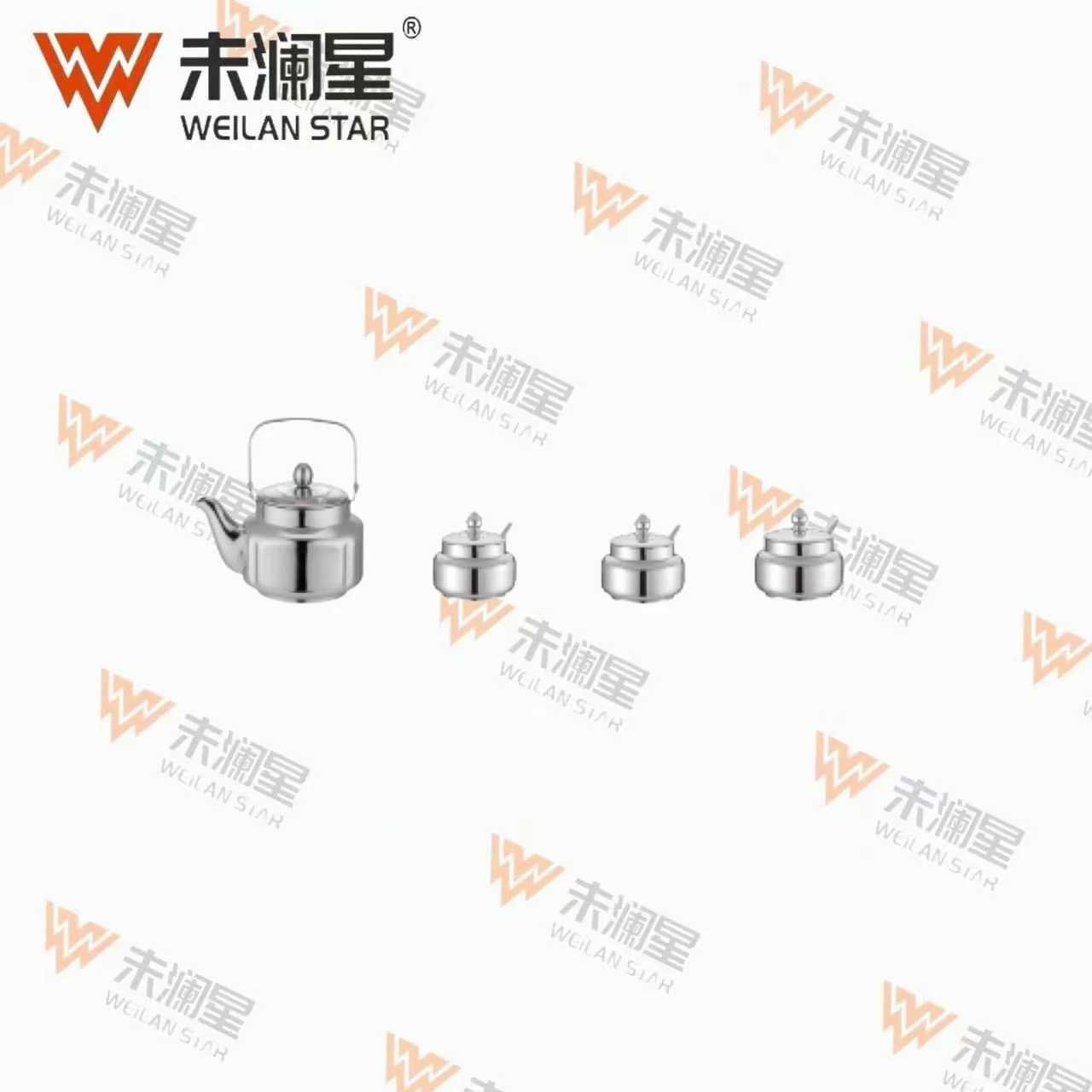 YC尊泉（方壶）+3直罐 不锈钢水壶