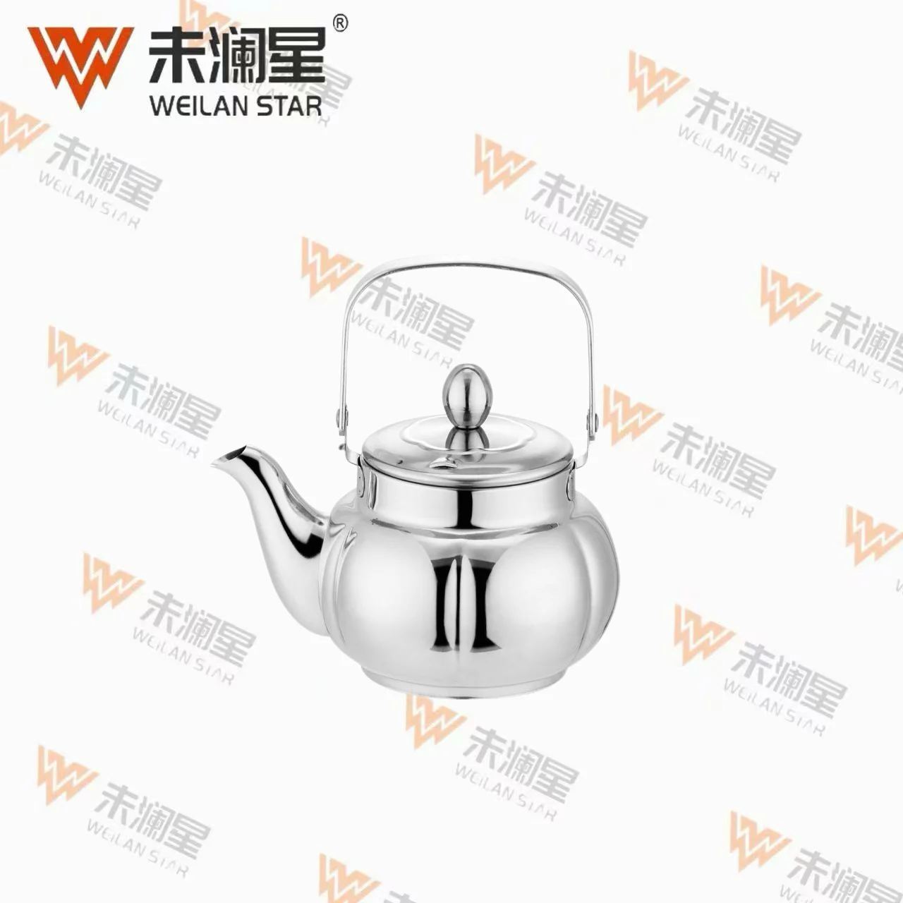 YC圆泉钢柄（直）亮光 不锈钢水壶