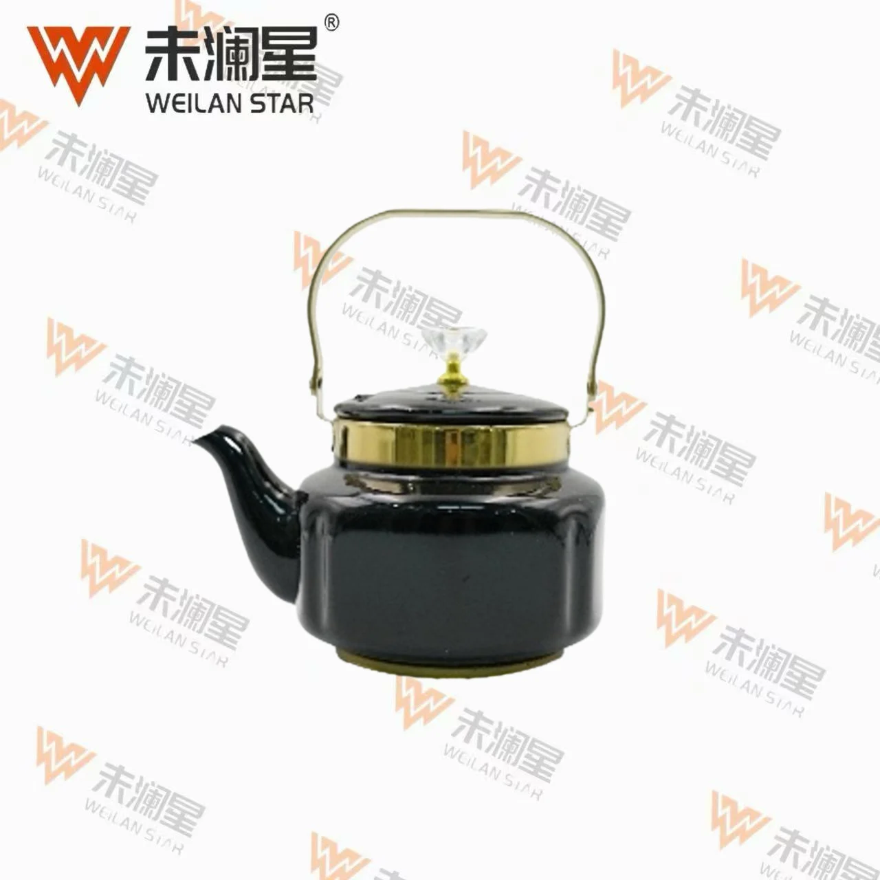 YC尊泉钢柄（黑金）单色 不锈钢水壶