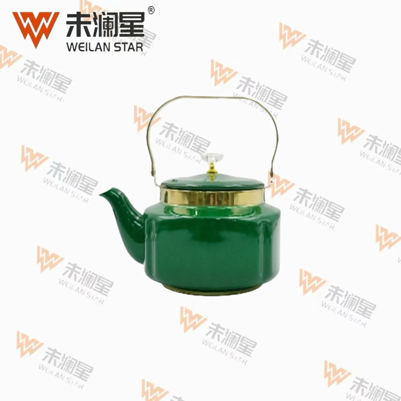 YC尊泉钢柄（绿金）单色 不锈钢水壶