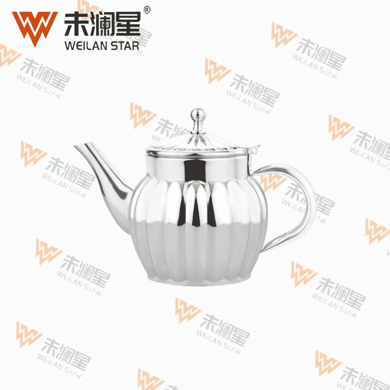 YC苹果-条纹亮光 不锈钢水壶
