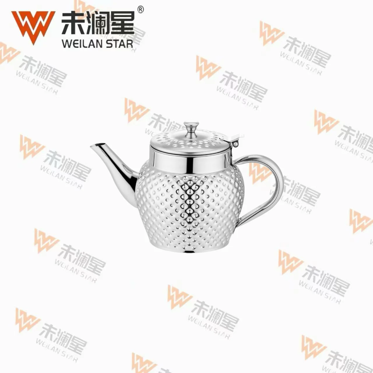 YC苹果-点纹亮光 不锈钢水壶