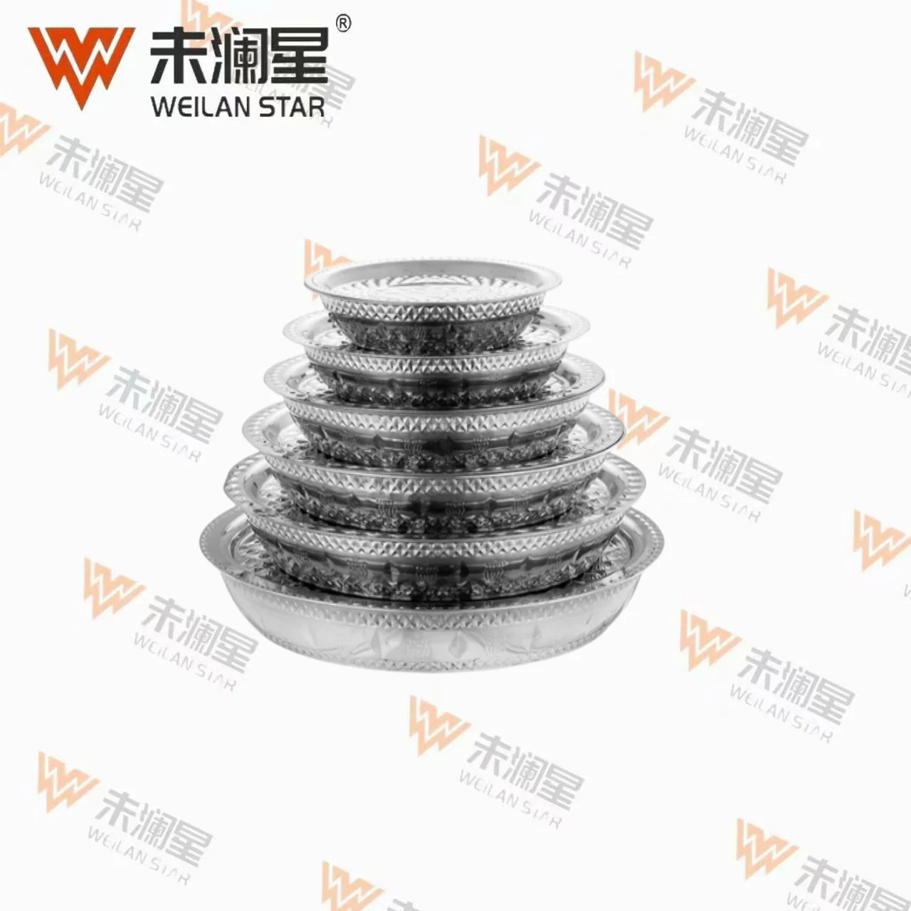 LG皇冠钻石盘带盖 不锈钢
